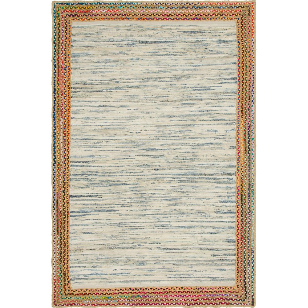 Rug Unique Loom Chindi Jute Ivory Rectangular 6' 0 x 9' 0 Rug Unique Loom Chindi Jute Ivory Rectangular 6' 0 x 9' 0