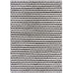 Rug Unique Loom Chindi Jute White/Black Rectangular 8' 0 x 11' 0