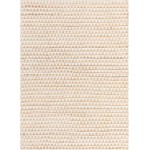 Rug Unique Loom Chindi Jute White/Natural Rectangular 8' 0 x 11' 0