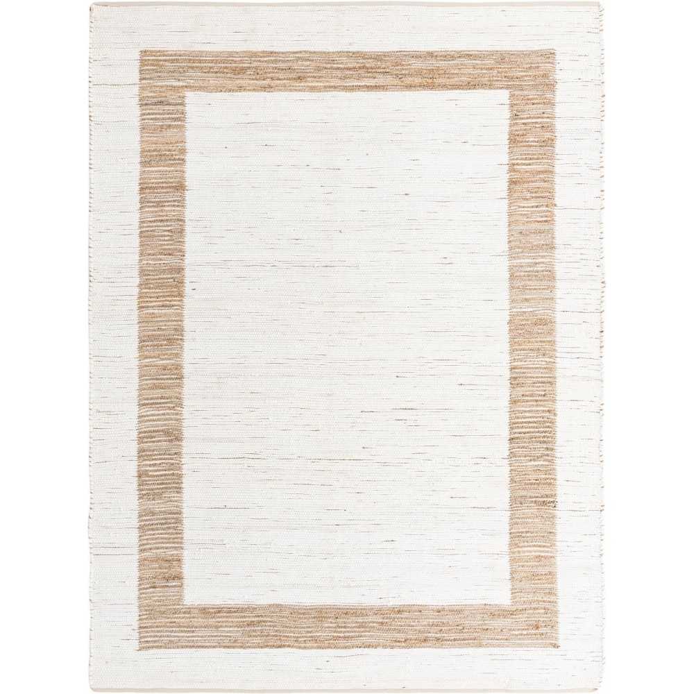 Rug Unique Loom Chindi Jute White/Natural Rectangular 9' 0 x 12' 0 Rug Unique Loom Chindi Jute White/Natural Rectangular 9' 0 x 12' 0