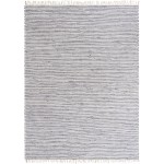 Rug Unique Loom Chindi Jute Navy Blue Rectangular 9' 0 x 12' 0