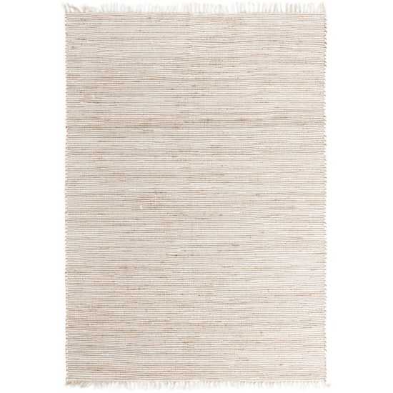 Rug Unique Loom Chindi Jute Beige Rectangular 10' 0 x 14' 0