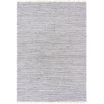 Rug Unique Loom Chindi Jute Navy Blue Rectangular 10' 0 x 14' 0