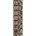 Rug Unique Loom Chindi Jute Black Runner 2' 7 x 10' 0