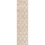 Rug Unique Loom Chindi Jute White/Natural Runner 2' 7 x 10' 0