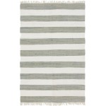 Rug Unique Loom Chindi Rag Gray Rectangular 6' 0 x 9' 0