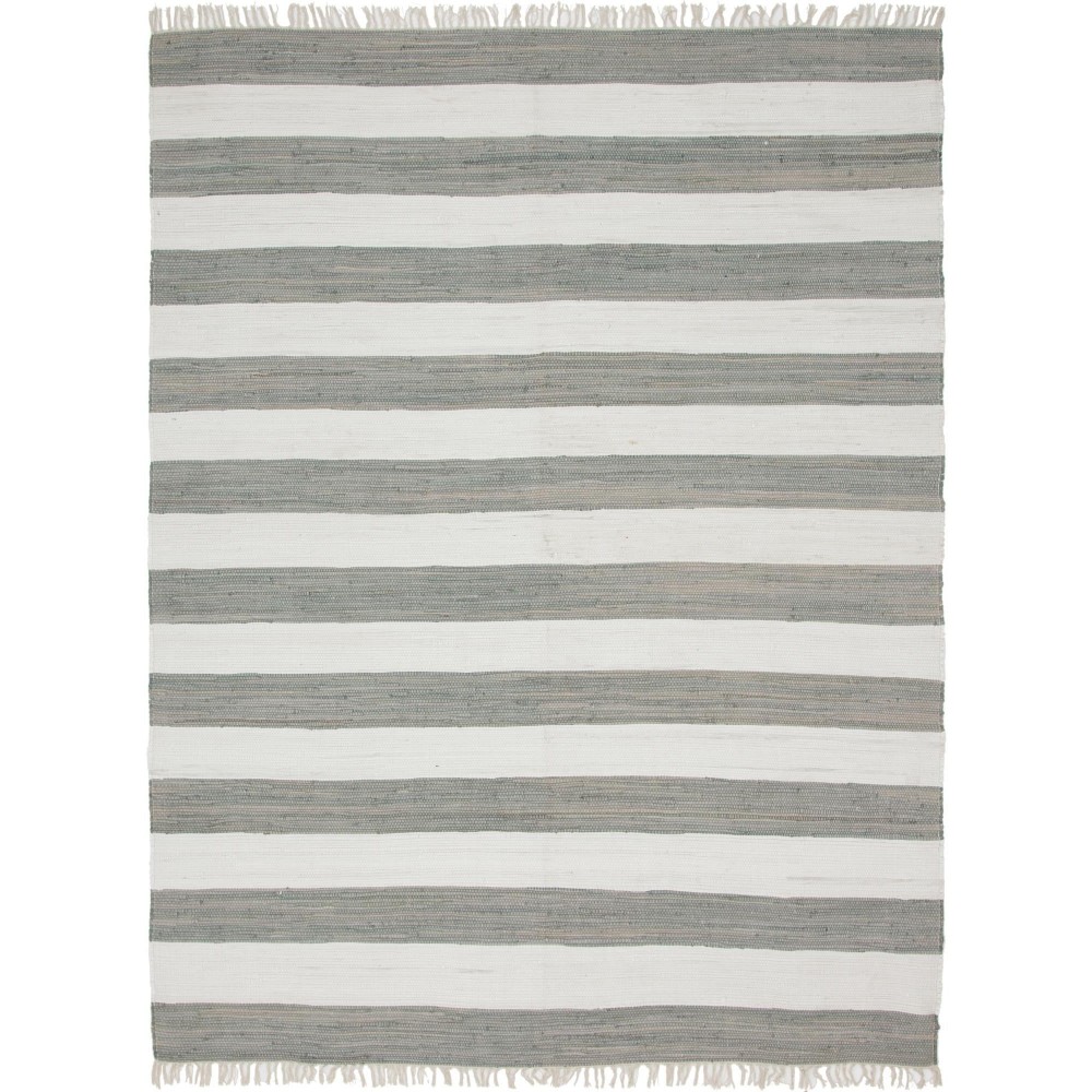 Rug Unique Loom Chindi Rag Gray Rectangular 9' 0 x 12' 0 Rug Unique Loom Chindi Rag Gray Rectangular 9' 0 x 12' 0