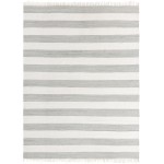 Rug Unique Loom Chindi Rag Gray Rectangular 10' 0 x 13' 0