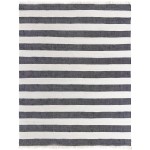 Rug Unique Loom Chindi Rag Navy Blue Rectangular 10' 0 x 13' 0