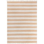 Rug Unique Loom Chindi Rag Beige Rectangular 10' 0 x 14' 0