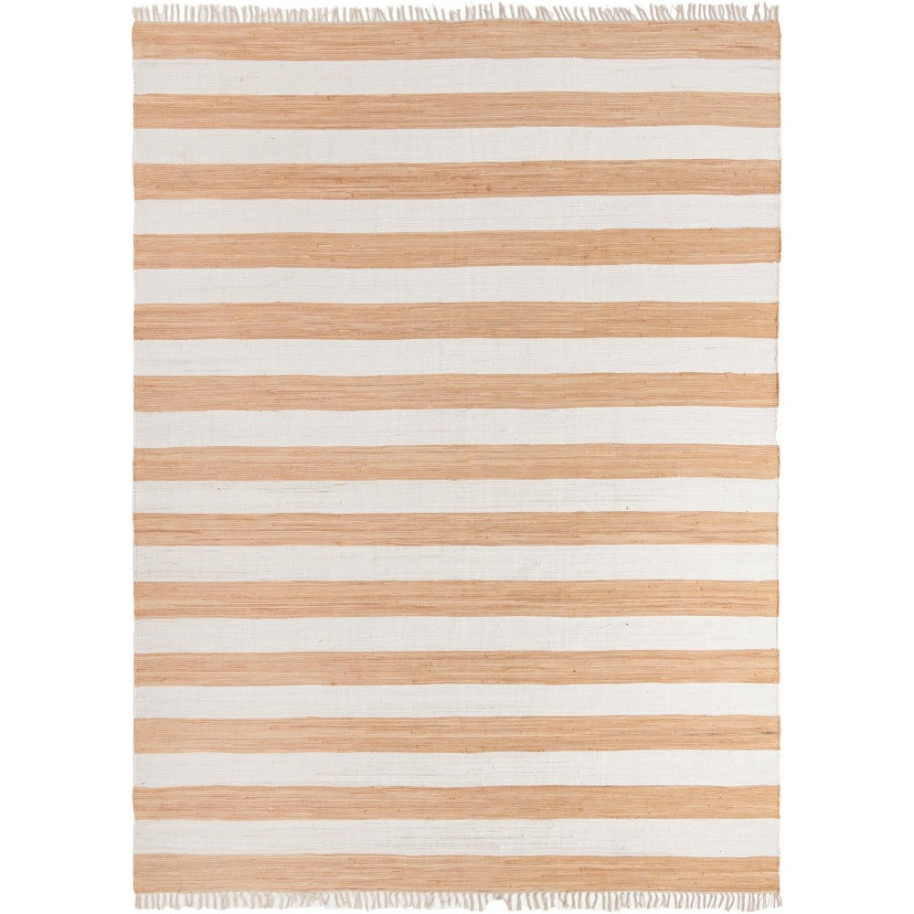 Rug Unique Loom Chindi Rag Beige Rectangular 12' 2 x 16' 0