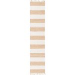 Rug Unique Loom Chindi Rag Beige Runner 2' 2 x 10' 0