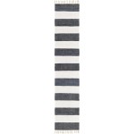 Rug Unique Loom Chindi Rag Navy Blue Runner 2' 2 x 10' 0