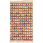 Rug Unique Loom Chindi Trellis Multi Rectangular 5' 0 x 8' 0