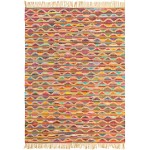 Rug Unique Loom Chindi Trellis Multi Rectangular 9' 0 x 12' 0