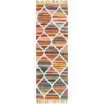 Rug Unique Loom Chindi Trellis Multi Runner 2' 2 x 6' 0