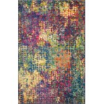 Rug Unique Loom Chromatic Multi/Blue Rectangular 4' 0 x 6' 0