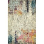 Rug Unique Loom Chromatic Beige Rectangular 4' 0 x 6' 0
