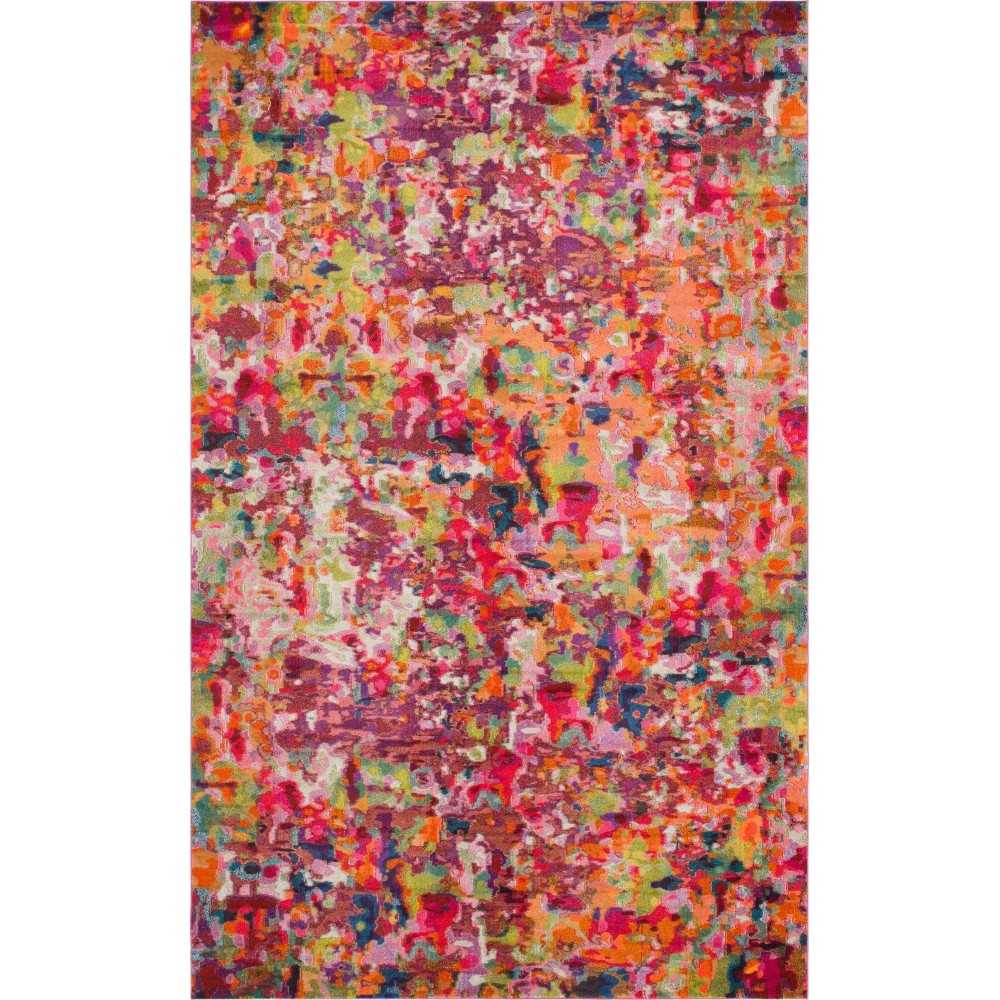 Rug Unique Loom Chromatic Magenta Rectangular 10' 6 x 16' 5 Rug Unique Loom Chromatic Magenta Rectangular 10' 6 x 16' 5