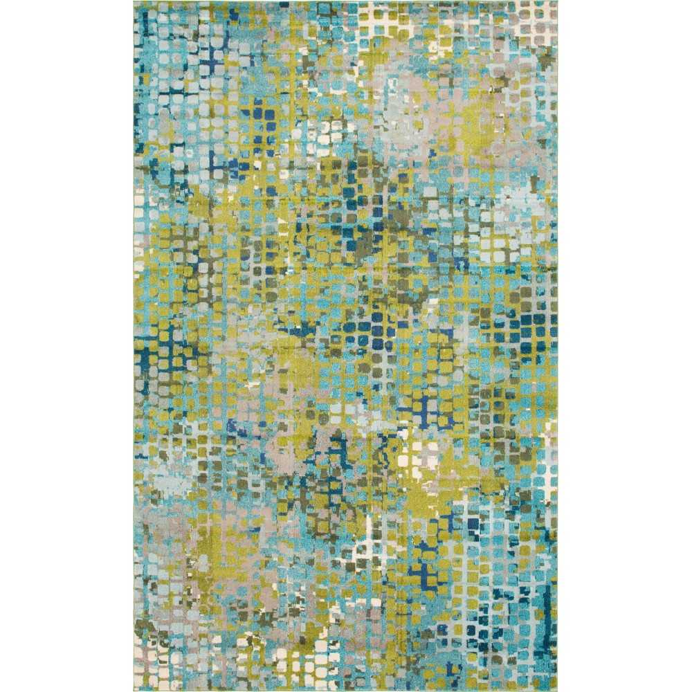 Rug Unique Loom Chromatic Green Rectangular 10' 6 x 16' 5 Rug Unique Loom Chromatic Green Rectangular 10' 6 x 16' 5