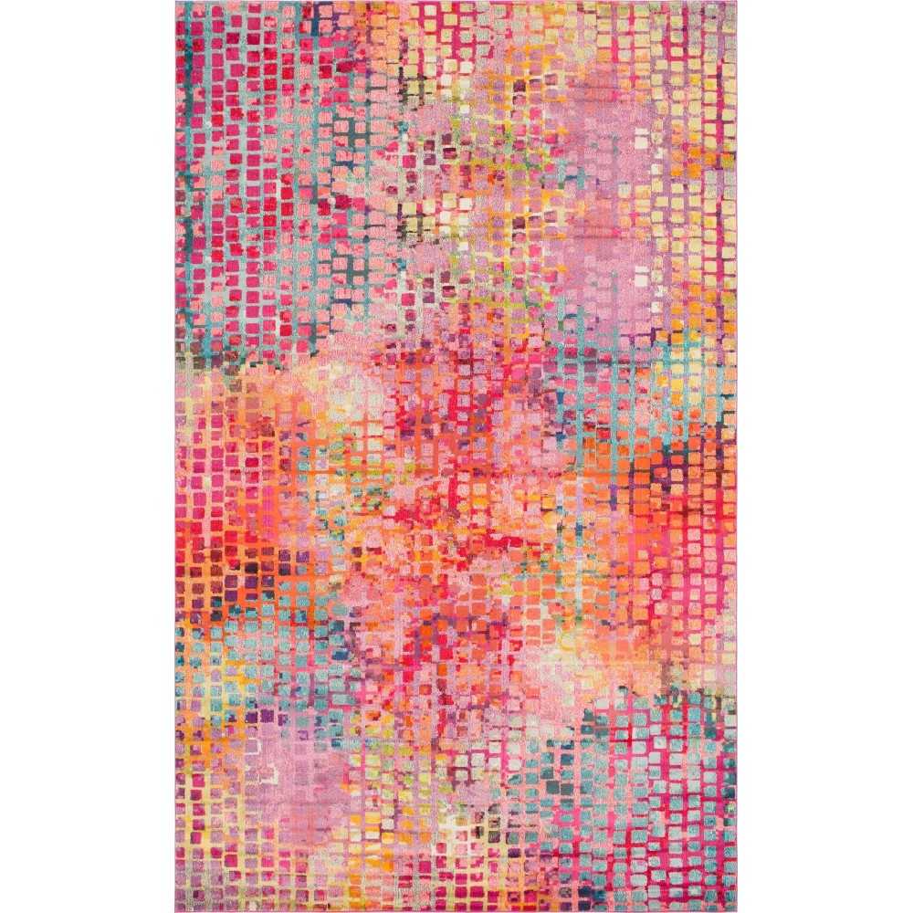 Rug Unique Loom Chromatic Multi/Pink Rectangular 10' 6 x 16' 5