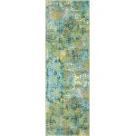 Rug Unique Loom Chromatic Green Runner 2' 2 x 6' 7