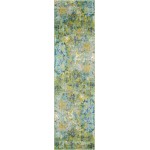 Rug Unique Loom Chromatic Green Runner 2' 7 x 10' 0