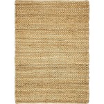 Rug Unique Loom Chunky Jute Natural Rectangular 2' 0 x 3' 0