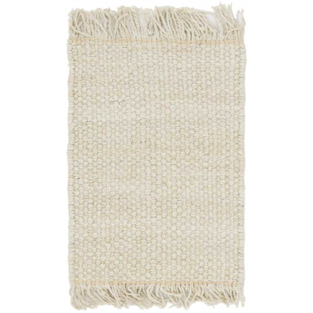 Rug Unique Loom Chunky Jute Ivory Rectangular 2' 0 x 3' 0