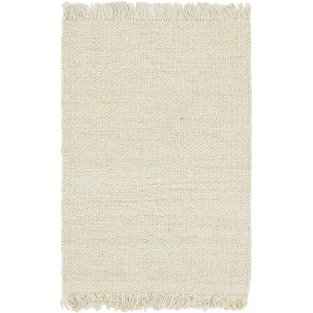 Rug Unique Loom Chunky Jute Ivory Rectangular 4' 0 x 6' 0