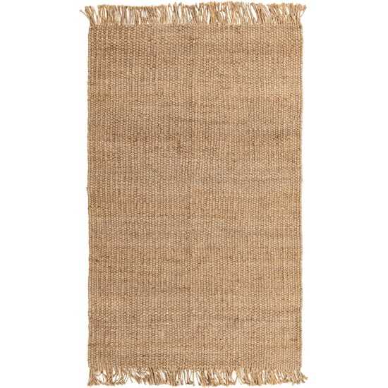 Rug Unique Loom Chunky Jute Tan Rectangular 5' 0 x 8' 0