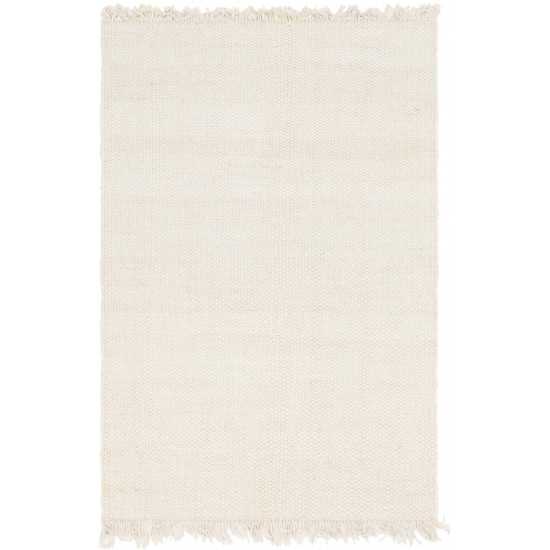 Rug Unique Loom Chunky Jute Ivory Rectangular 6' 0 x 9' 0