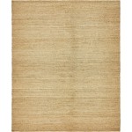 Rug Unique Loom Chunky Jute Natural Rectangular 8' 0 x 10' 0