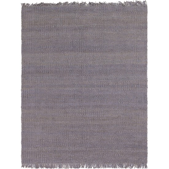 Rug Unique Loom Chunky Jute Gray Rectangular 8' 0 x 10' 0