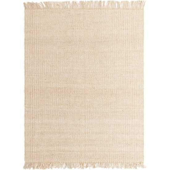 Rug Unique Loom Chunky Jute Ivory Rectangular 8' 0 x 10' 0