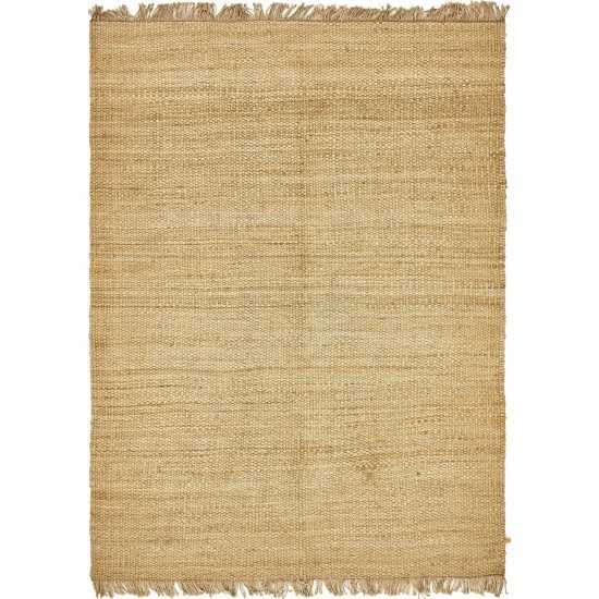 Rug Unique Loom Chunky Jute Tan Rectangular 9' 0 x 12' 0