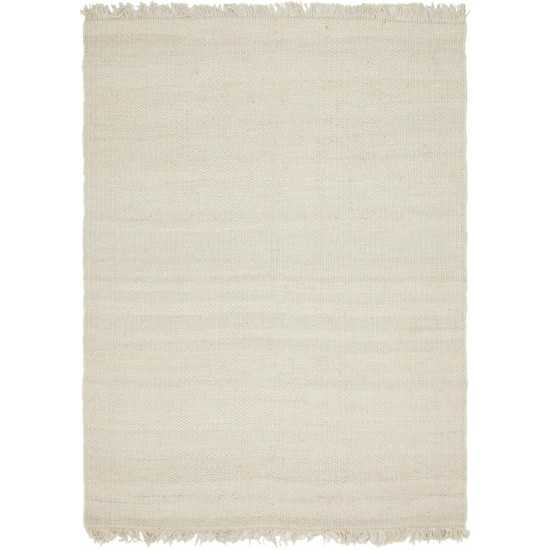 Rug Unique Loom Chunky Jute Ivory Rectangular 9' 0 x 12' 0