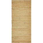 Rug Unique Loom Chunky Jute Natural Runner 2' 6 x 6' 0
