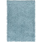 Rug Unique Loom Davos Shag Aqua Rectangular 2' 2 x 3' 0