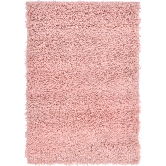 Rug Unique Loom Davos Shag Dusty Rose Rectangular 2' 2 x 3' 0