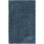 Rug Unique Loom Davos Shag Marine Blue Rectangular 3' 3 x 5' 3