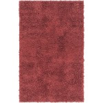 Rug Unique Loom Davos Shag Poppy Rectangular 3' 3 x 5' 3