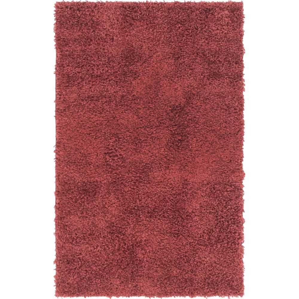 Rug Unique Loom Davos Shag Poppy Rectangular 3' 3 x 5' 3