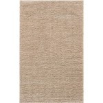 Rug Unique Loom Davos Shag Linen Rectangular 5' 0 x 8' 0