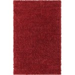 Rug Unique Loom Davos Shag Poppy Rectangular 5' 0 x 8' 0