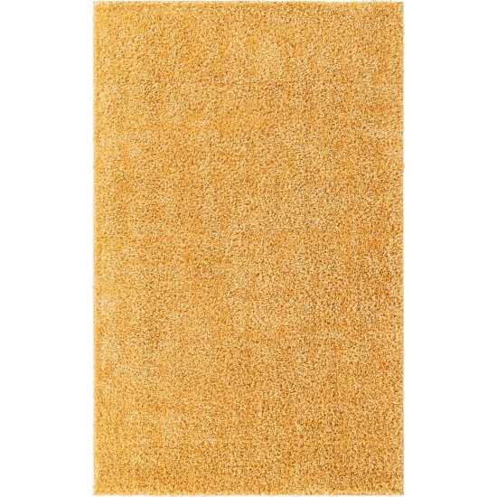 Rug Unique Loom Davos Shag Sunglow Rectangular 5' 0 x 8' 0