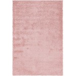 Rug Unique Loom Davos Shag Dusty Rose Rectangular 6' 0 x 9' 0