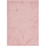 Rug Unique Loom Davos Shag Dusty Rose Rectangular 7' 0 x 10' 0