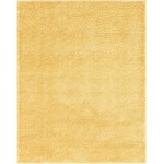 Rug Unique Loom Davos Shag Sunglow Rectangular 8' 0 x 10' 0