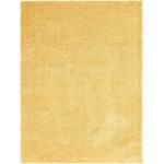 Rug Unique Loom Davos Shag Sunglow Rectangular 9' 0 x 12' 0